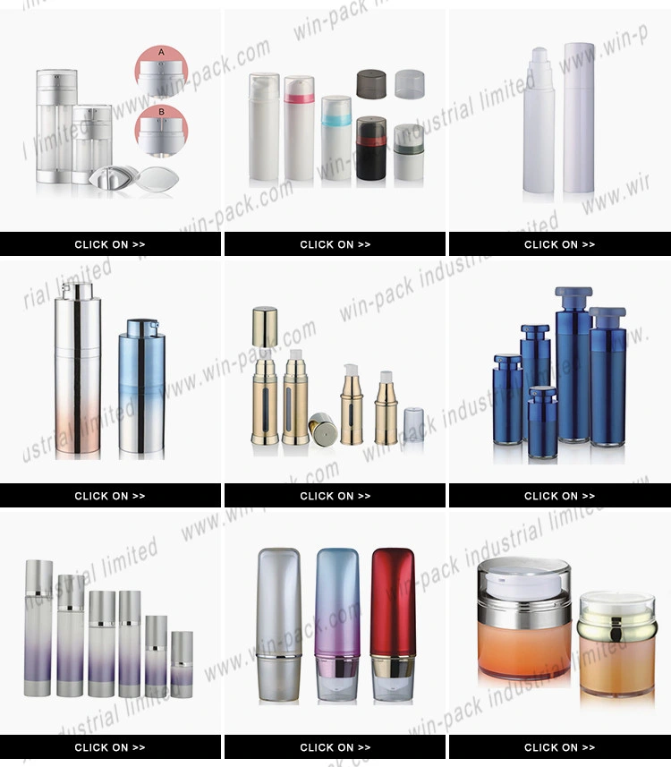 15ml 30ml 50ml Acrylic Airless Bottle Made in China New Airless Cosmetic Packaging for Sale