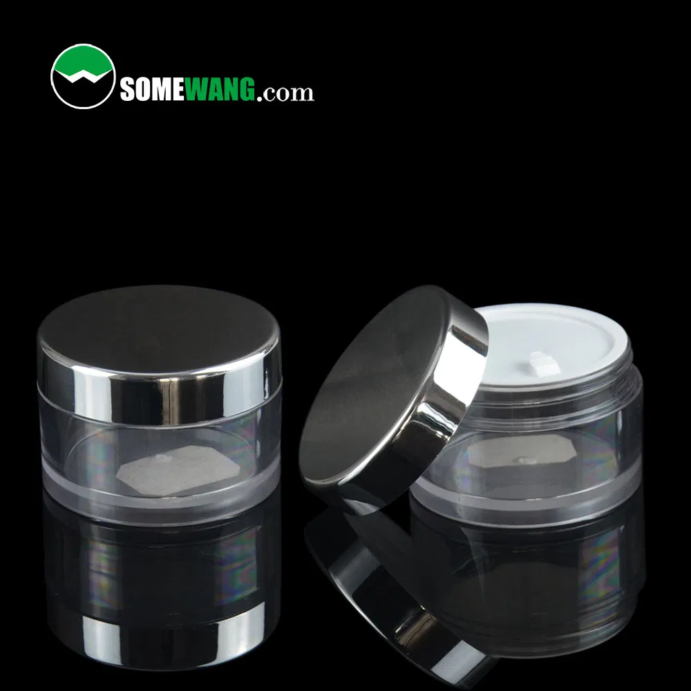 Frascos de plástico PETG sem ar de alta qualidade para creme para os olhos fornecidos pelo fornecedor chinês